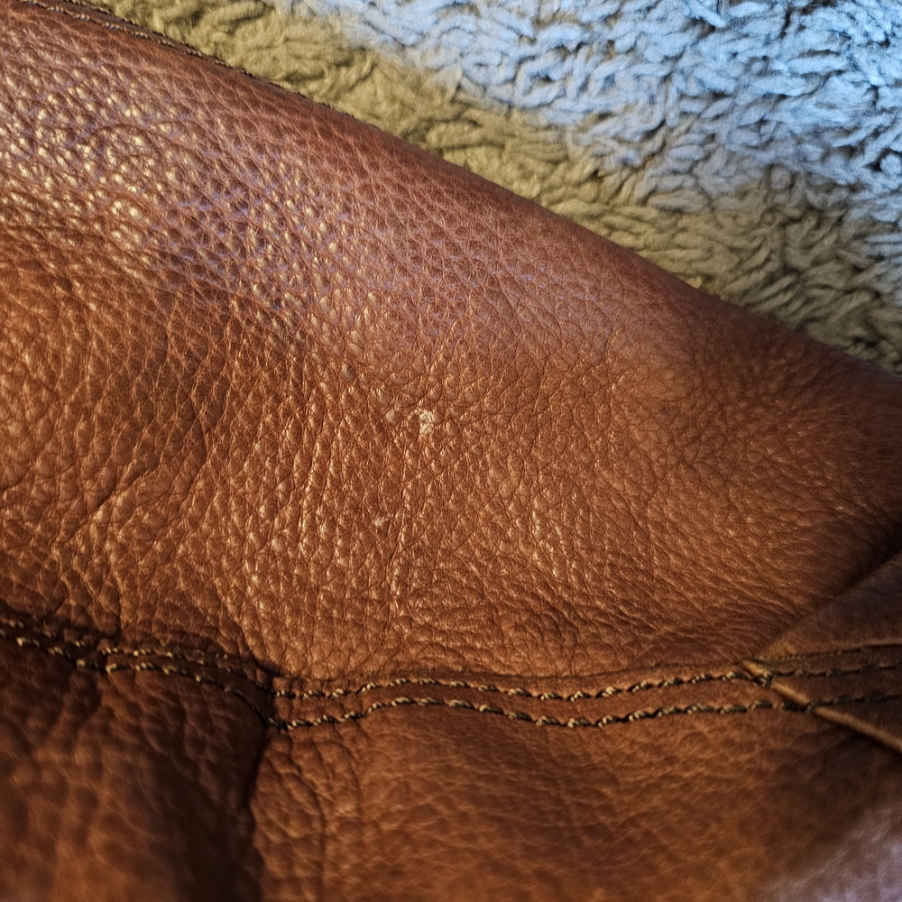 Brown Leather Shoulder Bag - Picture 4 of 5